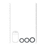 LEVELZ Classic Silicone Cock Ring Set - L/XL/XXL - Black Cock Rings - Set of 3 Sizes - Image 4