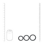 LEVELZ Wide O Silicone Cock Ring Set of 3 - L/XL/2X - Black Cock Rings - Set of 3 Sizes - Image 4