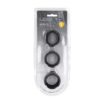 LEVELZ Liquid Silicone Ball Strap Set of 3 - Black - Black Ball Stretchers - Set of 3 Sizes - Image 6