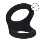 LEVELZ Double O Silicone Cock Ring - M - Black - Black Cock & Balls Rings - Image 2