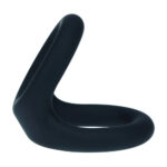 LEVELZ Double O Silicone Cock Ring - M - Black - Black Cock & Balls Rings - Image 3