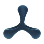LEVELZ Tri O Ergo Silicone Cock Ring - Black - Black Cock & Balls Rings - Image 3