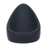 LEVELZ Teardrop Silicone Cock Ring - Black - Black Cock Ring - Image 4