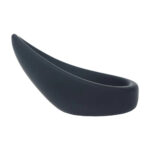 LEVELZ Teardrop Silicone Cock Ring - Black - Black Cock Ring - Image 5