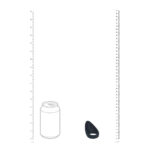 LEVELZ Teardrop Silicone Cock Ring - Black - Black Cock Ring - Image 6