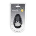 LEVELZ Teardrop Silicone Cock Ring - Black - Black Cock Ring - Image 8