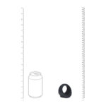 LEVELZ Silicone Cock & Ball Harness - Black - Black Cock & Ball Ring - Image 5