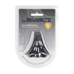 LEVELZ Silicone Cock & Ball Harness - Black - Black Cock & Ball Ring - Image 7