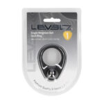 LEVELZ Single Weighted Ball Cock Ring - Black - Black Weighted Cock Ring - Image 6