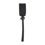 LEVELZ Wide Adjustable Silicone Lasso Cock Ring - Black Adjustable Cock Ring - Image 3