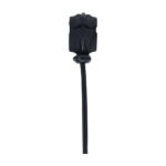 LEVELZ Wide Detachable Lasso Cock Ring - Black - Black Adjustable Cock Ring - Image 3