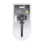 LEVELZ Wide Detachable Lasso Cock Ring - Black - Black Adjustable Cock Ring - Image 6