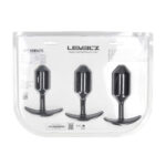 LEVELZ Silicone Weighted Anal Plug Training Set - Black Weighted Butt Plugs - Set of 3 Sizes - Image 7