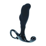 LEVELZ Rippled with Hard Loop Prostate Massager - Medium - Black Medium Prostate Massager - Image 3
