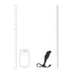 LEVELZ Rippled with Hard Loop Prostate Massager - Medium - Black Medium Prostate Massager - Image 6