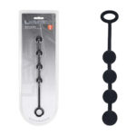 LEVELZ Round Silicone Anal Balls - S - 20mm - Black 23 cm Small Anal Balls
