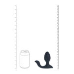 LEVELZ Vibrating & Rotating Anal Plug with Ball Stimulator - Black 10.7 cm USB Rechargeable Vibrating Butt Plug - Image 5