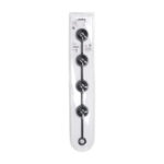LEVELZ Round Anal Balls - XXL - 60mm - Black 52.5 cm XXL Anal Beads - Image 7