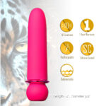 Maia JAGUAR - Pink - Pink 10.1 cm USB Rechargeable Bullet - Image 5
