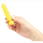 Maia JAGUAR - Yellow - Yellow 10.1 cm USB Rechargeable Bullet - Image 4