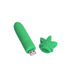 Maia STONI - 420 Green 11.1 cm USB Rechargeable Bullet - Image 4