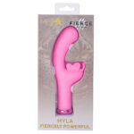 Maia MYLA - Pink - Pink 15.9 cm USB Rechargeable Butterfly Vibrator - Image 5