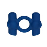 Maia RONAN - Blue - Blue USB Rechargeable Dual Vibrating Cock Ring - Image 5