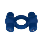 Maia RONAN - Blue - Blue USB Rechargeable Dual Vibrating Cock Ring - Image 6