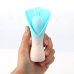 Maia MINA - Blue - Blue/Pink USB Rechargeable Fluttering Flower Stimulator - Image 2