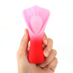 Maia MINA - Red - Red/Pink USB Rechargeable Fluttering Flower Stimulator - Image 2