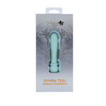 Maia SYMBA - Teal - Teal 10.8 cm USB Rechargeable Powerful Bullet - Image 6