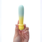 Maia SYMBA - Yellow - Yellow 10.8 cm USB Rechargeable Powerful Bullet - Image 2