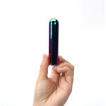 Maia COSMO - Metallic Coloured 8.9 cm USB Rechargeable Bullet - Image 2