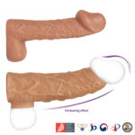 Kokos Nude Sleeve 1 - Flesh Penis Extension Sleeve - Image 3