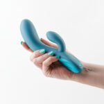 Royals - Regent - Metallic Green - Metallic Green 19.3 cm USB Rechargeable Rabbit Vibrator - Image 2