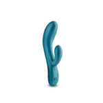 Royals - Regent - Metallic Green - Metallic Green 19.3 cm USB Rechargeable Rabbit Vibrator - Image 3