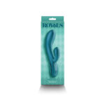Royals - Regent - Metallic Green - Metallic Green 19.3 cm USB Rechargeable Rabbit Vibrator - Image 4