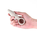 Lust-n-Dreams - Bossa - Fog - White 12.5 cm USB Rechargeable Vibrating Butt Plug - Image 2