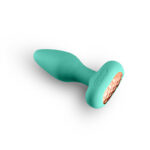 Techno - Prism - Teal 10.9 cm USB Rechargeable Butt Plug with App Control - Image 3