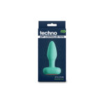 Techno - Prism - Teal 10.9 cm USB Rechargeable Butt Plug with App Control - Image 5