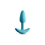 Techno - Trance - Blue 10.9 cm USB Rechargeable Butt Plug with App Control - Image 3