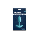 Techno - Trance - Blue 10.9 cm USB Rechargeable Butt Plug with App Control - Image 4