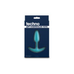 Techno - Trance - Blue 10.9 cm USB Rechargeable Butt Plug with App Control - Image 5