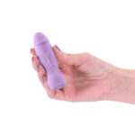 X & O's Peck - Lavender 9.9 cm USB Rechargeable Bullet - Image 2