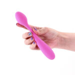 Pretty in Pink Rose - Pink - Pink 19.4 cm USB Rechargeable Vibrator - Image 2