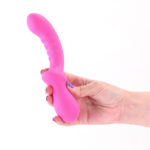 Pretty in Pink Peony - Pink - Pink 19.8 cm USB Rechargeable Vibrator - Image 2