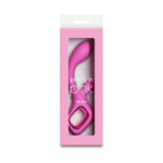 Pretty in Pink Velvet - Pink - Pink 18.7 cm USB Rechargeable Rabbit Vibrator - Image 4