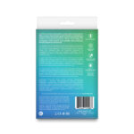 Colours Curve - Vibrating 5'' Dildo - Teal - Teal 12.6 cm USB Rechargeable Vibrating Dildo with Wireless Remote - Image 4