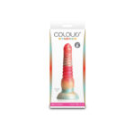 Colours Stacked - 6'' Dildo - Red/Gold - Red/Gold 16 cm Fantasy Dildo - Image 4