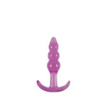 Jelly Rancher Ripple T-Plug - Purple - Purple 10.9 cm (4.3'') Butt Plug - Image 2